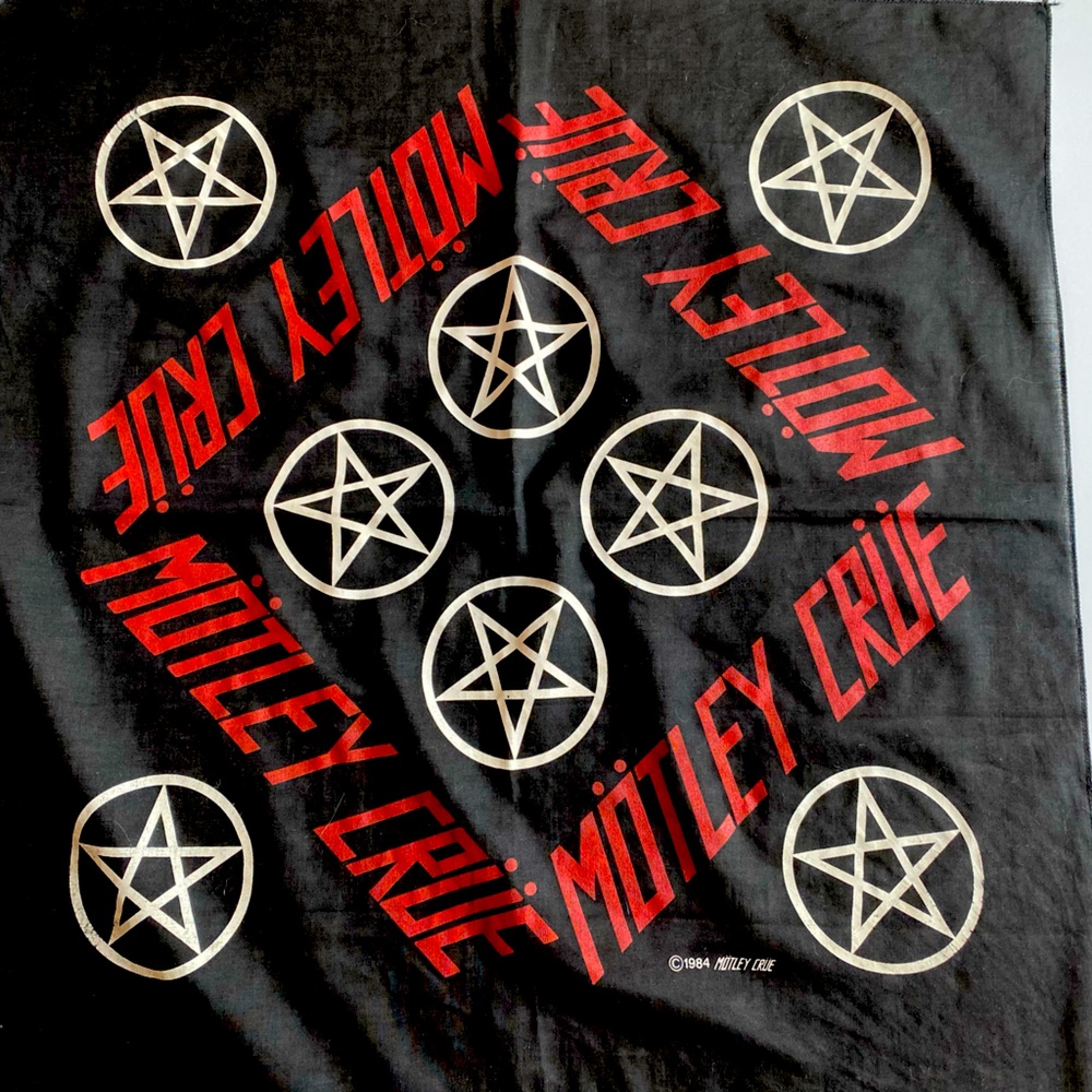 Motley Crue Bandana vintage 1984